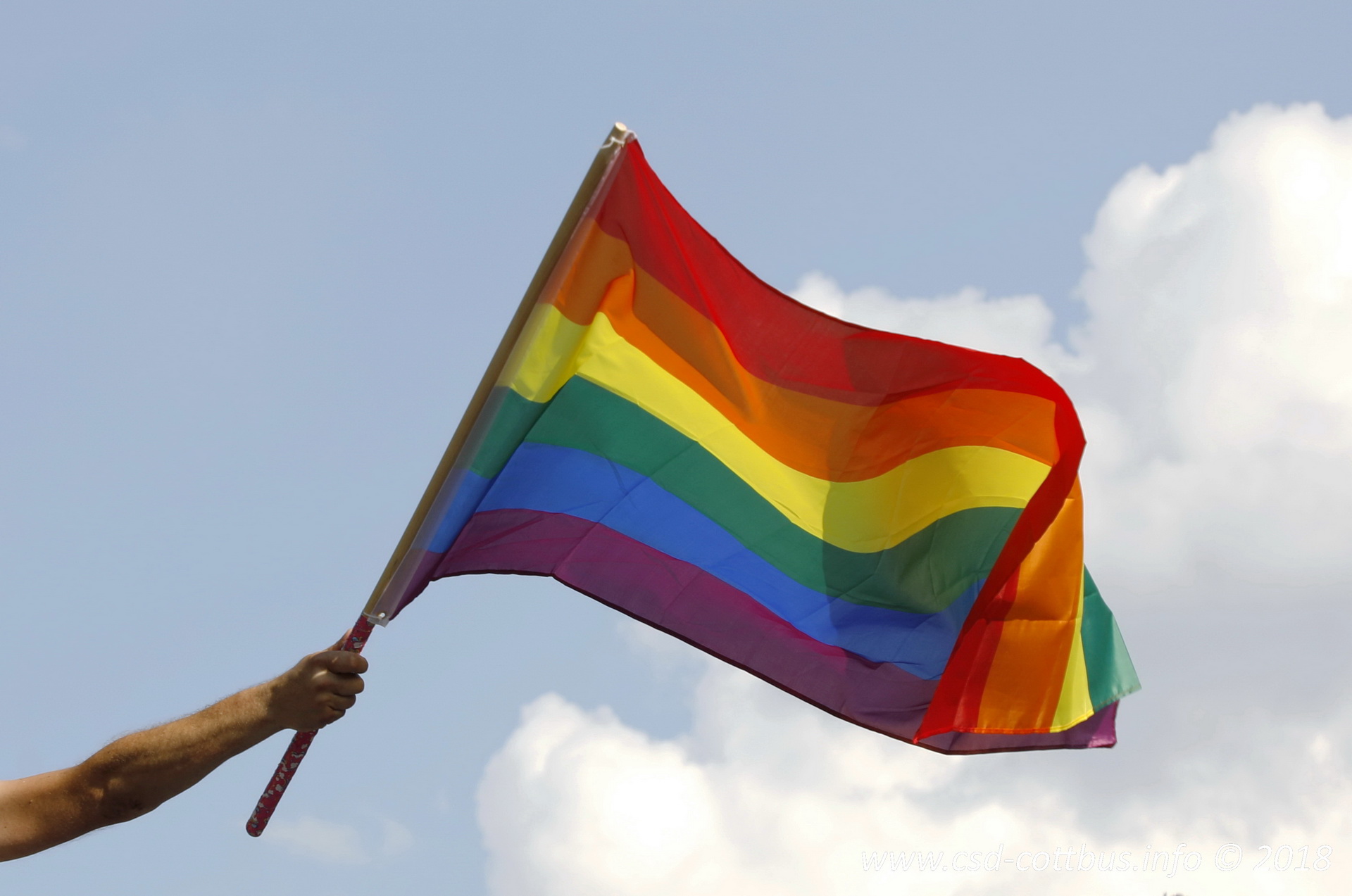 Regenbogenfahne | Foto by Stefan Fiedler - 2018